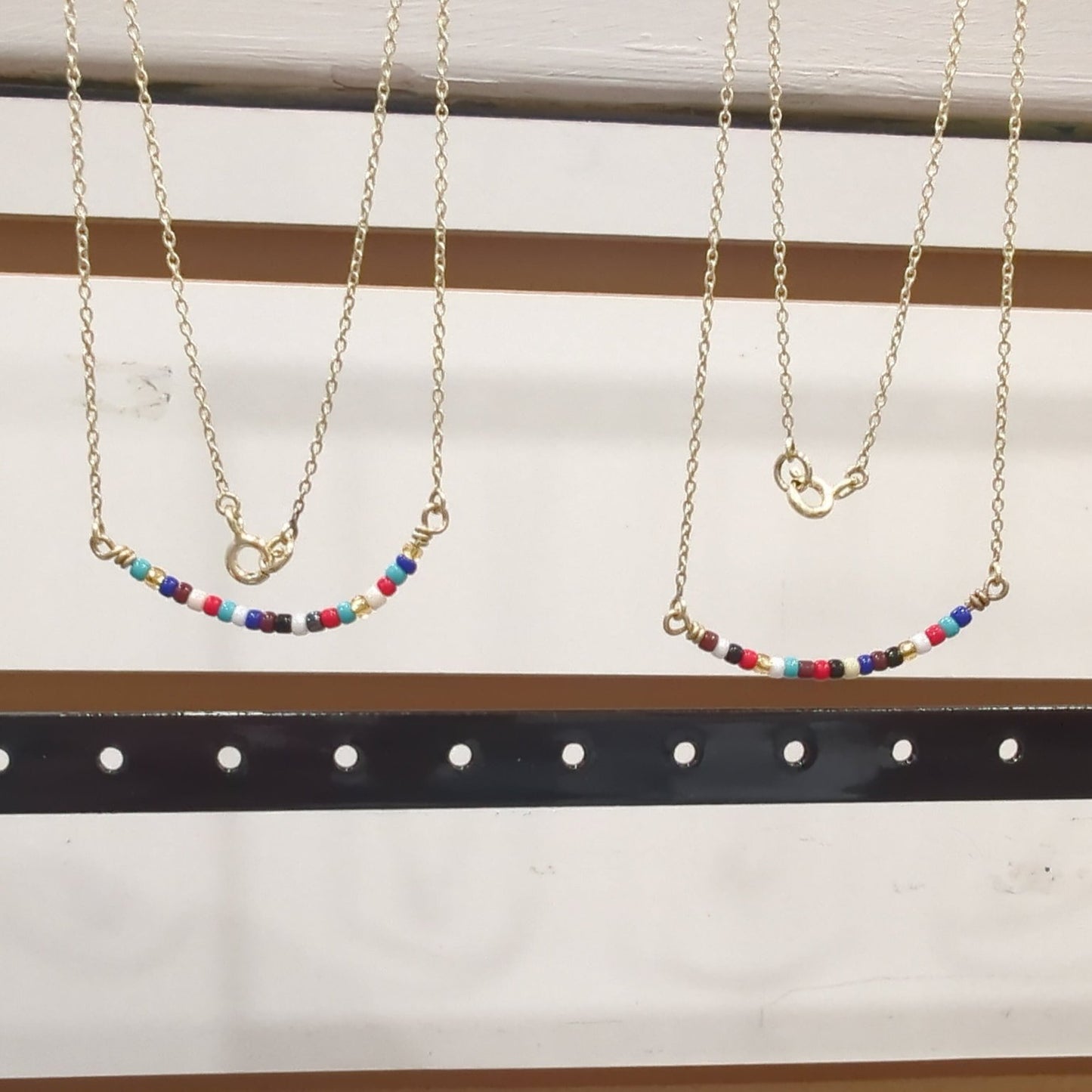 BAMBU Jewelry - Necklace- Multicolored Bead Bar