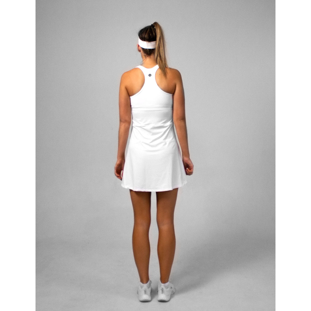 TONIC Ace Tennis Dress - White / Silver