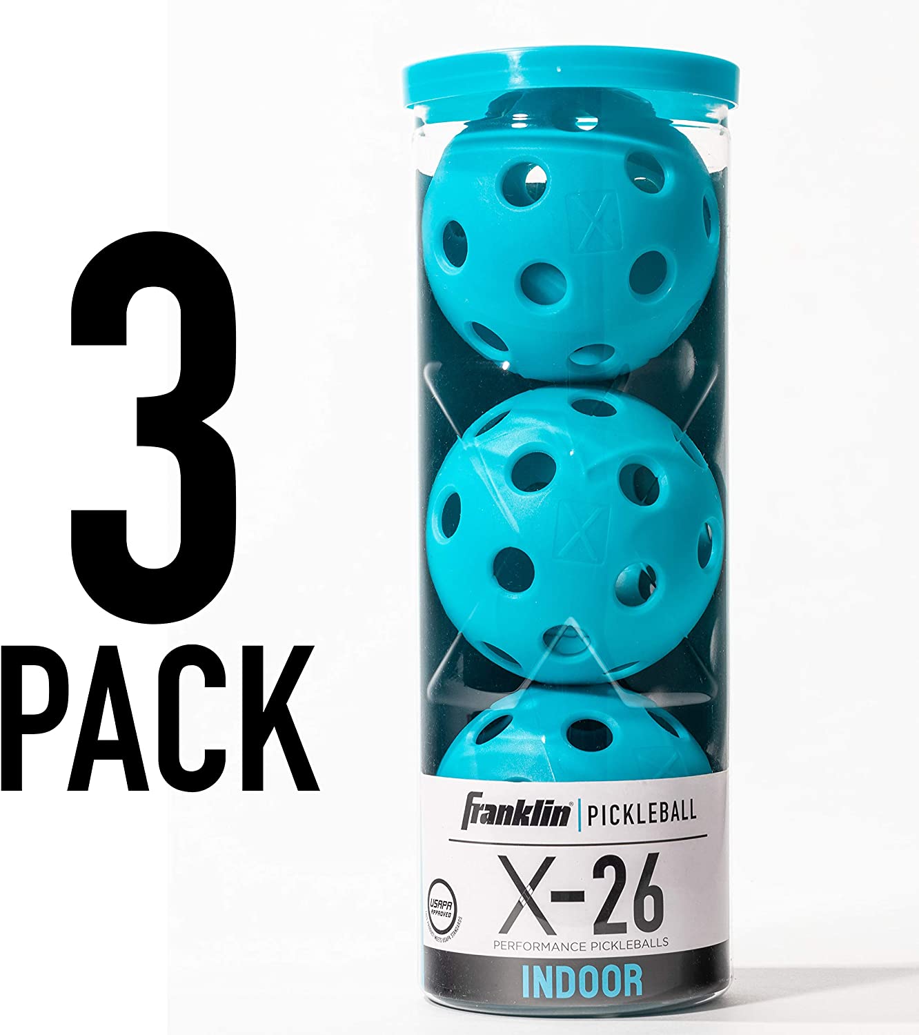 FRANKLIN X26 Indoor Pickleball Balls- 3 Pack