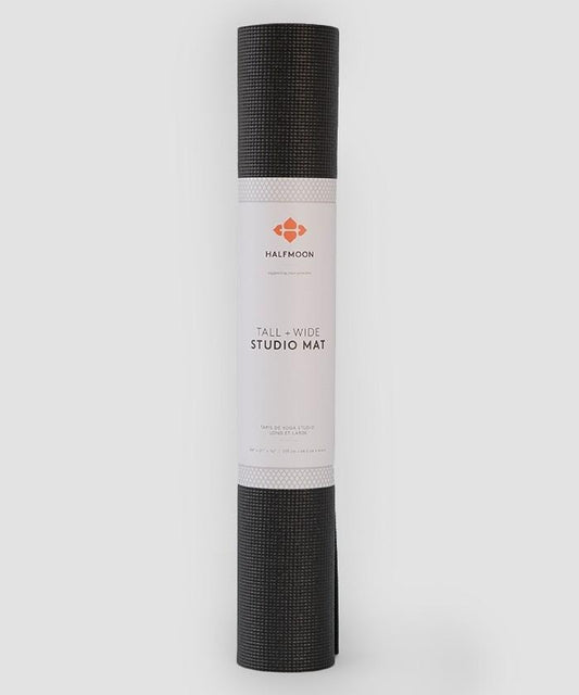 HALFMOON Studio Yoga Mat Tall and Wide - Charcoal