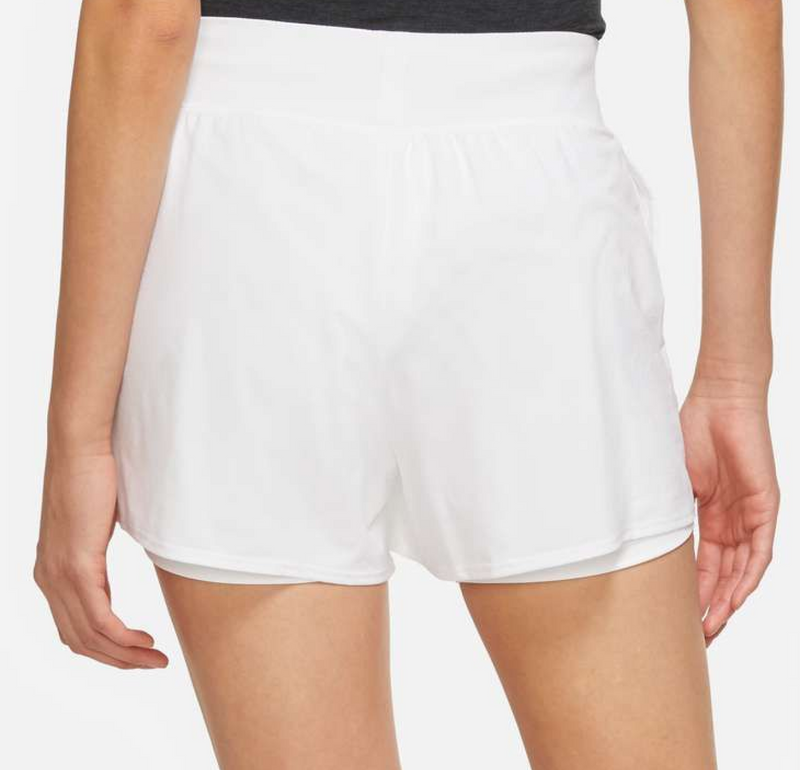 NIKE Court DriFit Advantage Short (Women's) - White