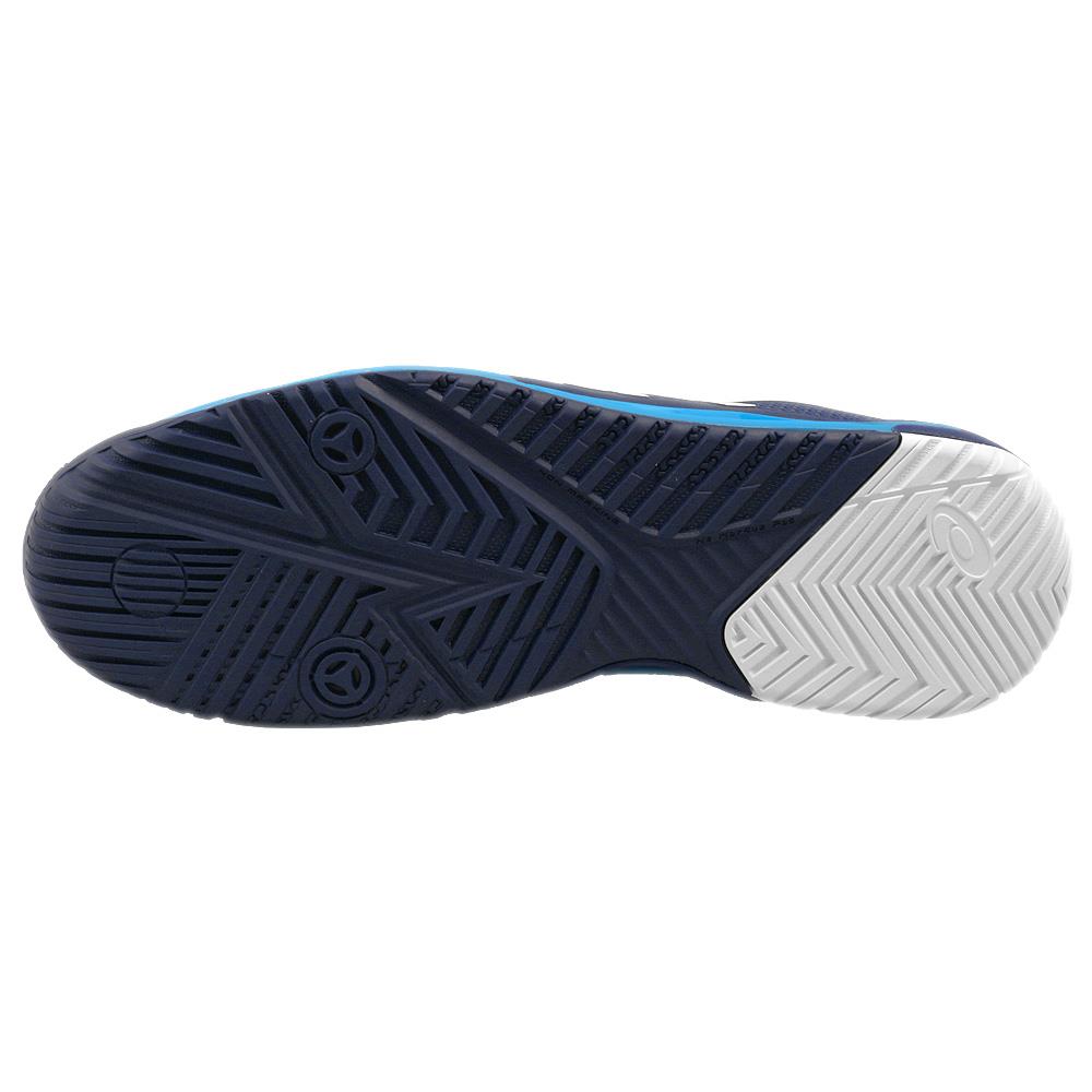 ASICS Gel Resolution 8 Tennis Shoes (Mens) - Dive Blue/ White