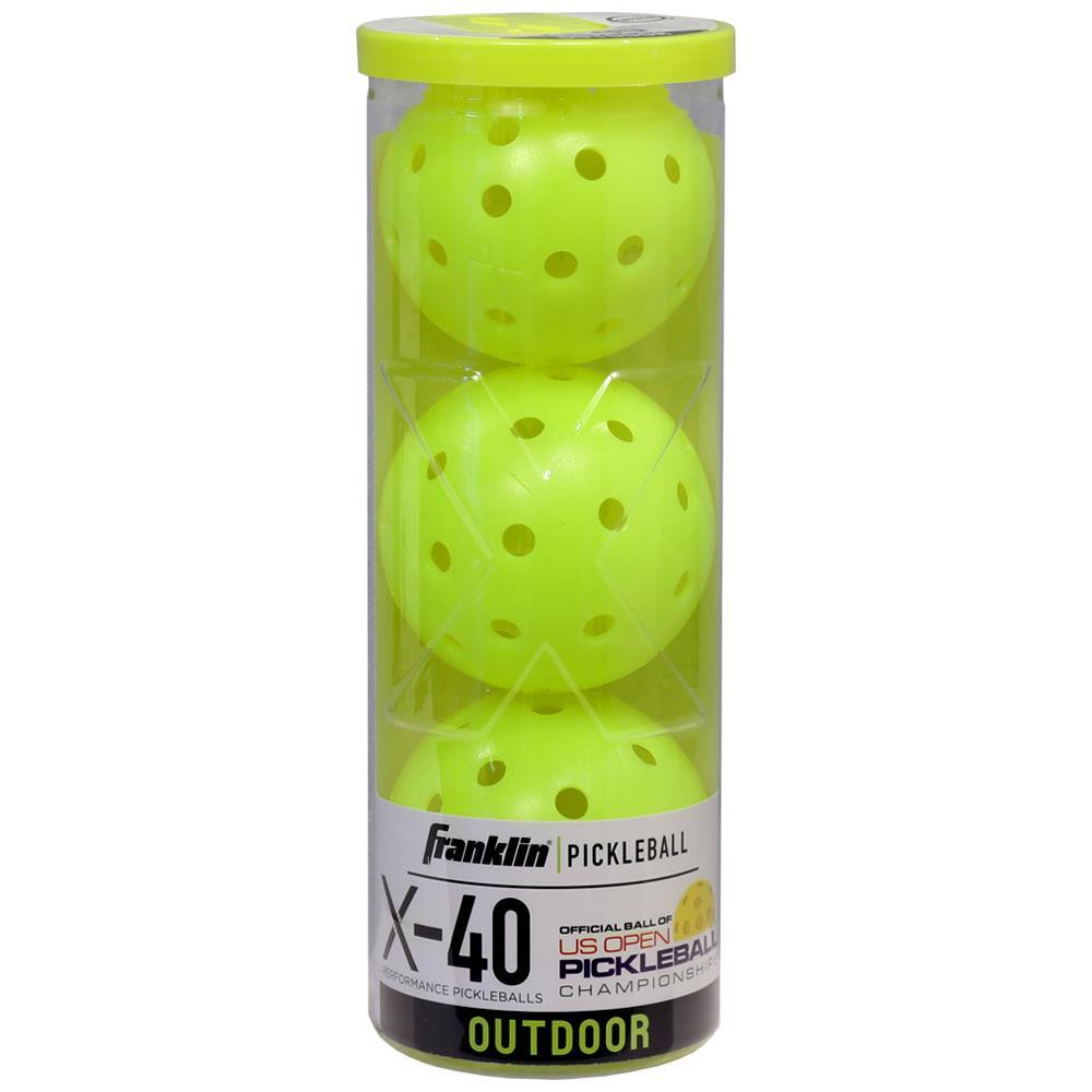 FRANKLIN X40 Outdoor Pickleball Balls- 3 Pack