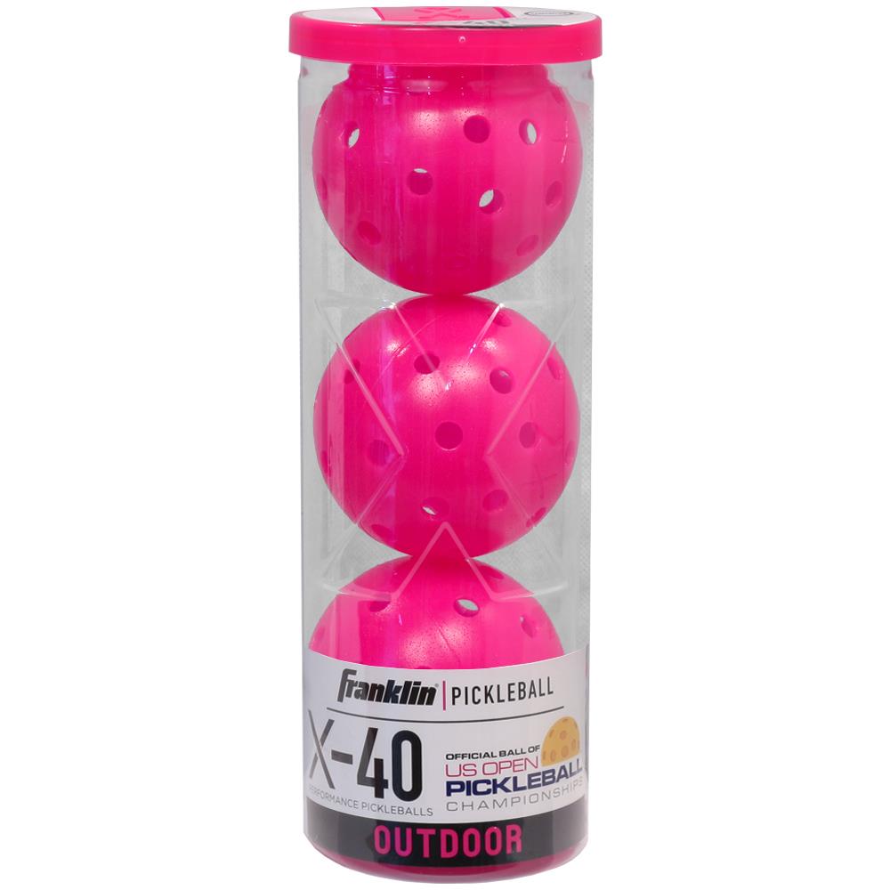 FRANKLIN X40 Outdoor Pickleball Balls- 3 Pack